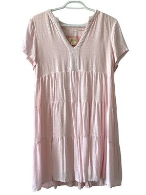 Anthropologie Maeve Tania Sacha Tiered Tunic Dress Size M
